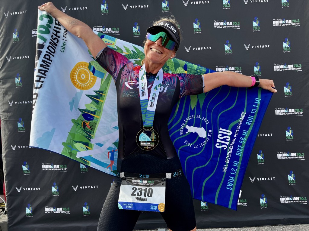 #56 Yvonne Neumann, Agegrouperin – MIT ZWEI NEUEN HÜFTEN AN DIE 70.3&nbsp;WM